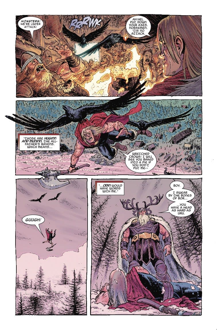 A Touching Father/Son Moment in Next Week's Thor #7