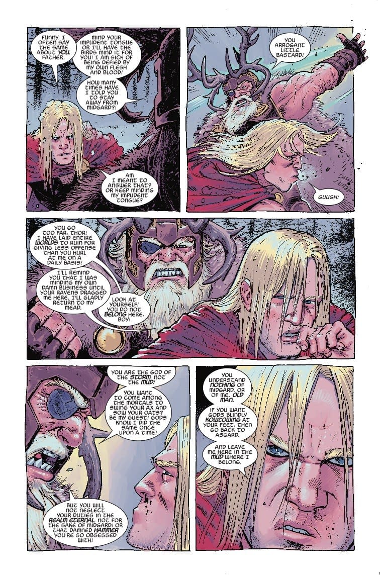 A Touching Father/Son Moment in Next Week's Thor #7