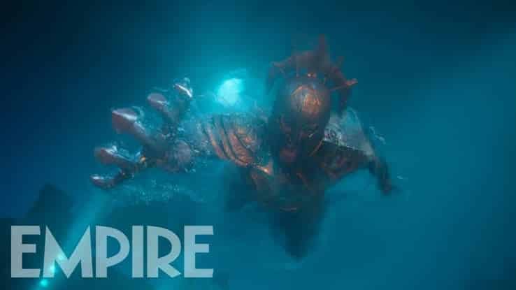 Aquatic Armor in New 'Aquaman' Images- King Orm Fights AC