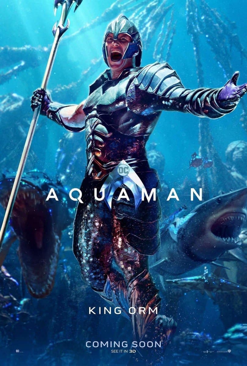 7 New Character Posters for Aquaman Gives Us the Best Look at the Characters So Far