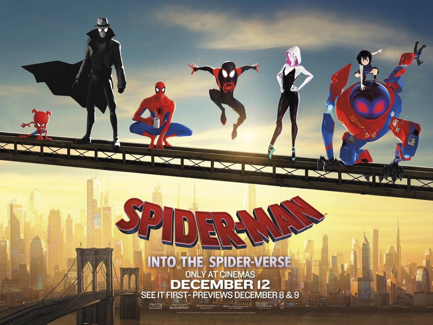 New Banner for Spider-Man: Into the Spider-Verse Teases the Various Spider-People