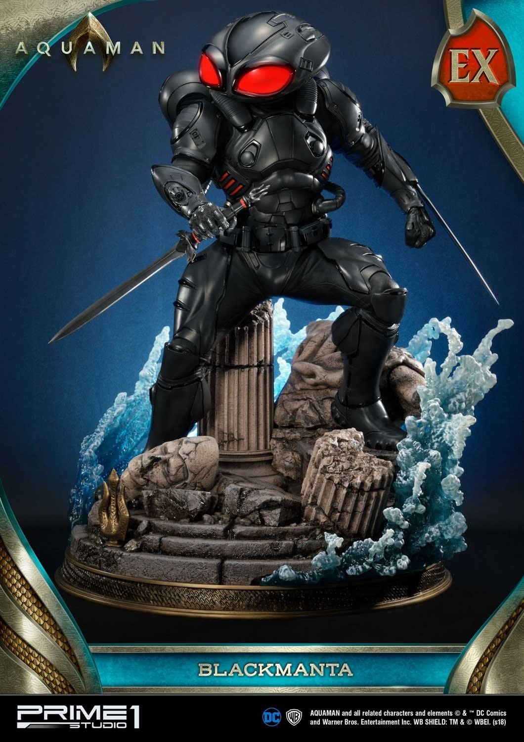 Aquaman Black Manta Prime 1 Studio Statue 13
