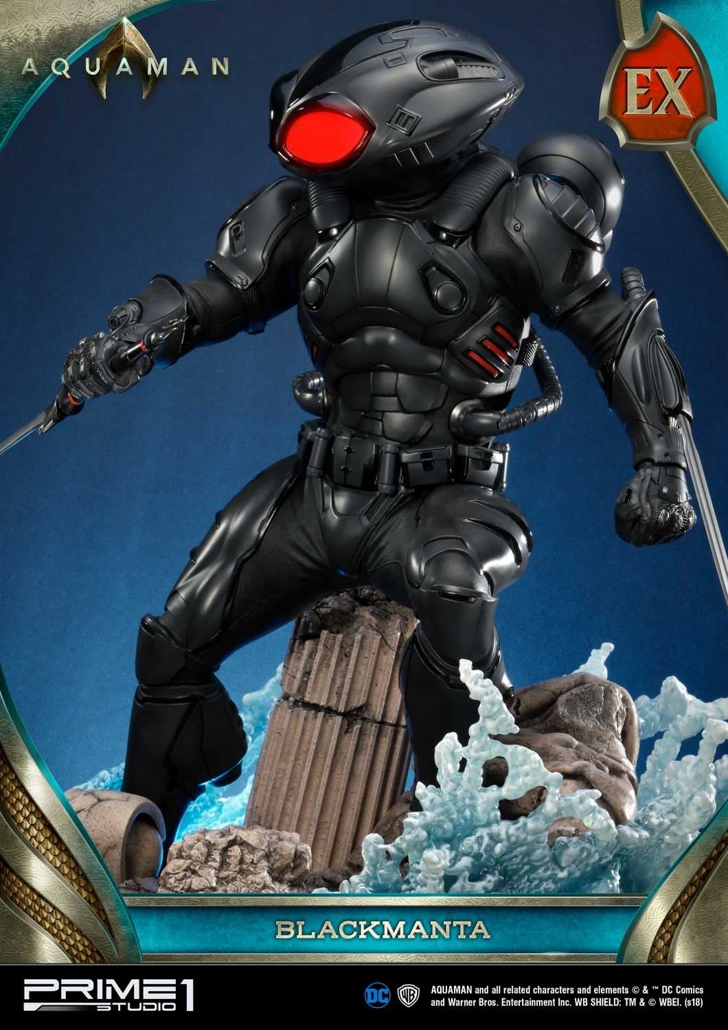 Aquaman Black Manta Prime 1 Studio Statue 14
