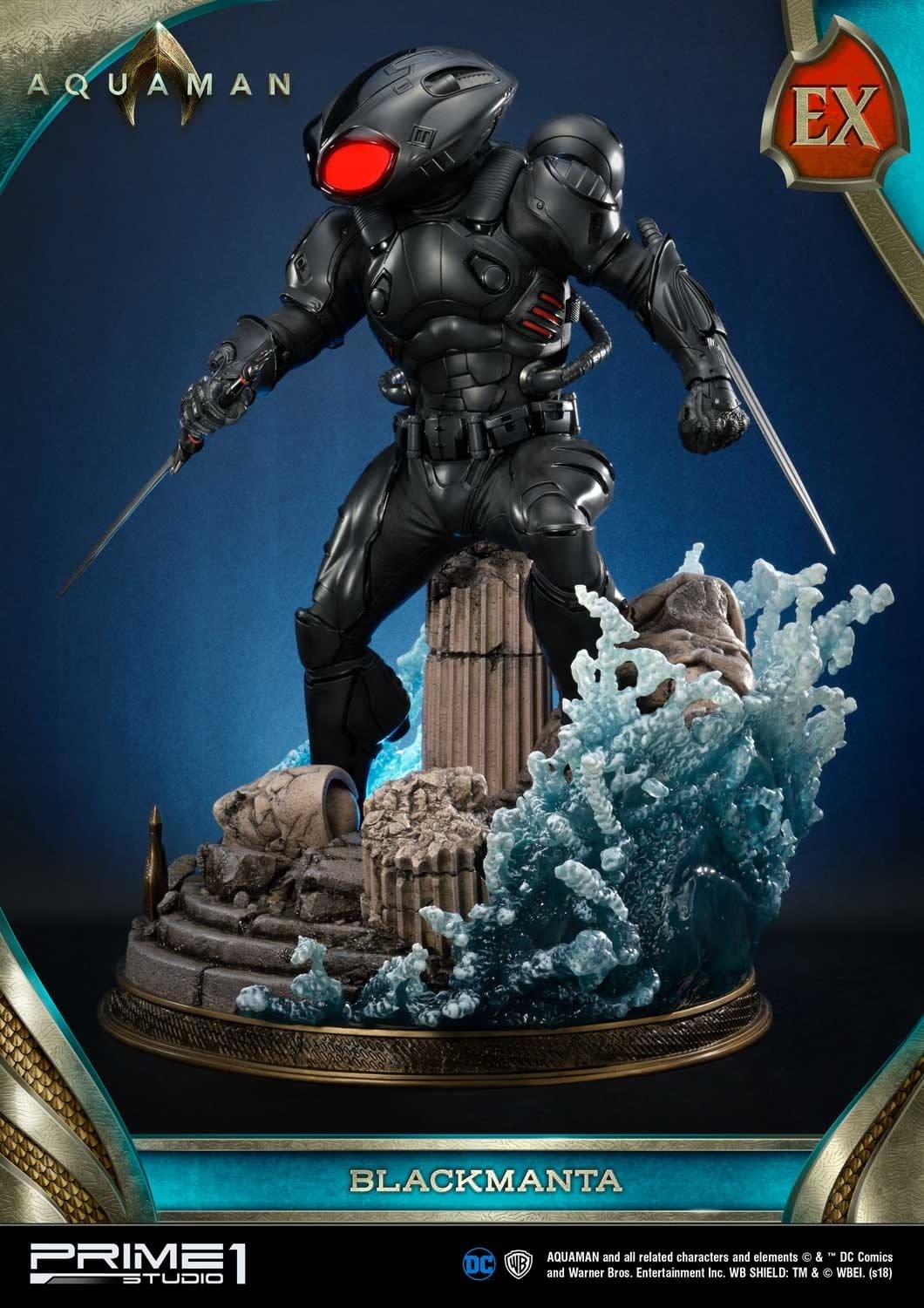 Aquaman Black Manta Prime 1 Studio Statue 15