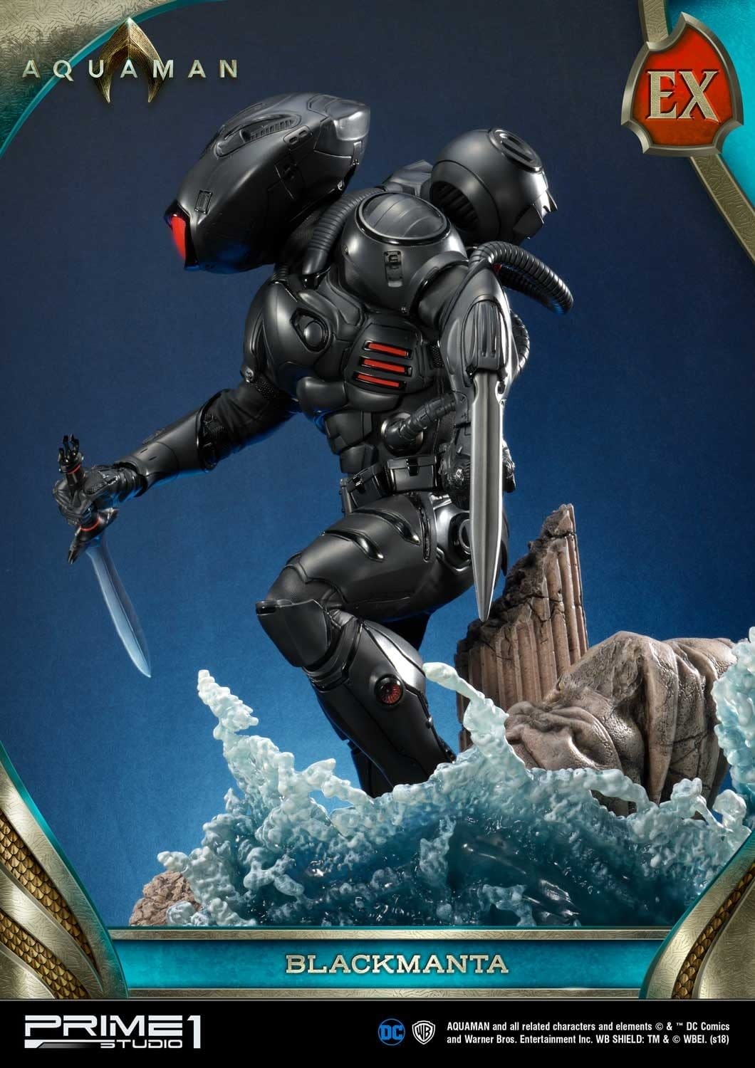 Aquaman Black Manta Prime 1 Studio Statue 16