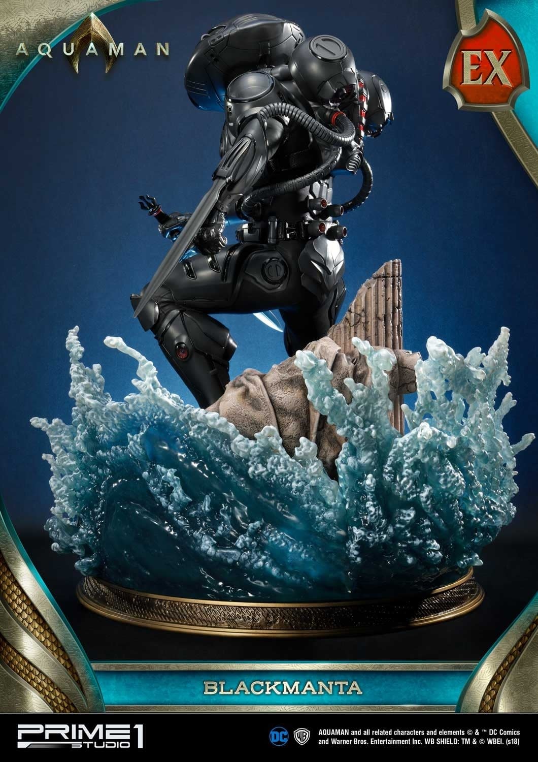 Aquaman Black Manta Prime 1 Studio Statue 17