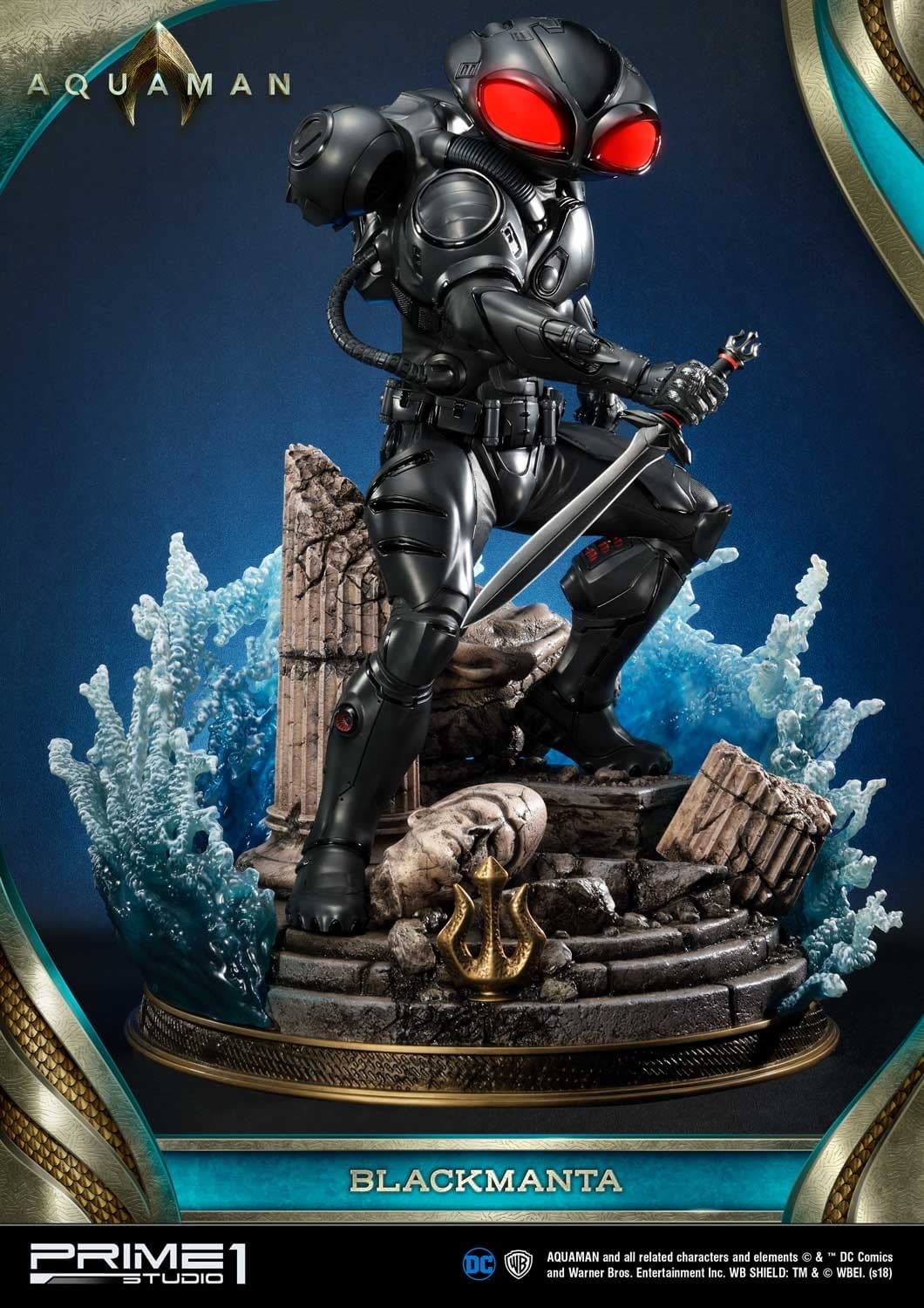 Aquaman Black Manta Prime 1 Studio Statue 2