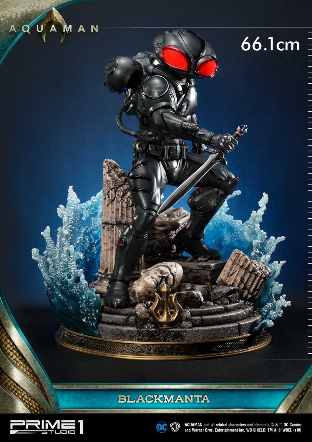 Aquaman Black Manta Prime 1 Studio Statue 4