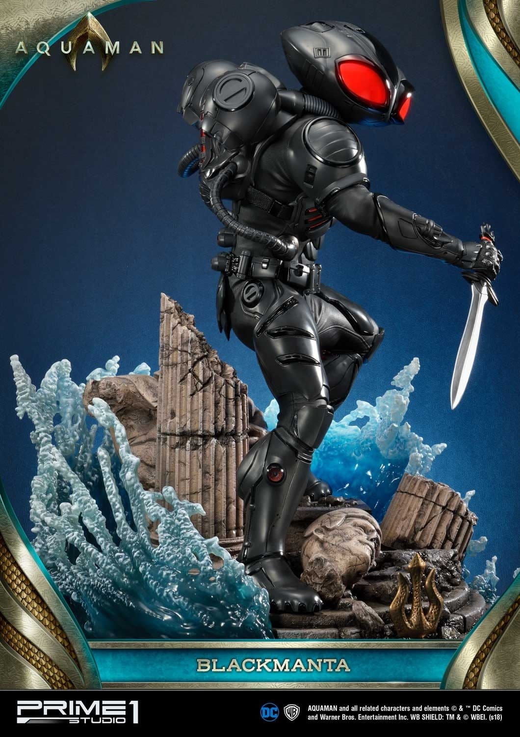 Aquaman Black Manta Prime 1 Studio Statue 8
