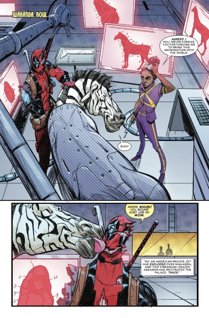 Millennials and Their Job Ghosting in Next Week's Black Panther vs. Deadpool #3