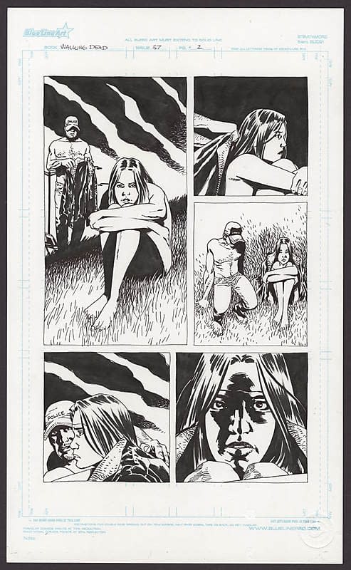 Comic Connect Walking Dead Art Page Auction #37