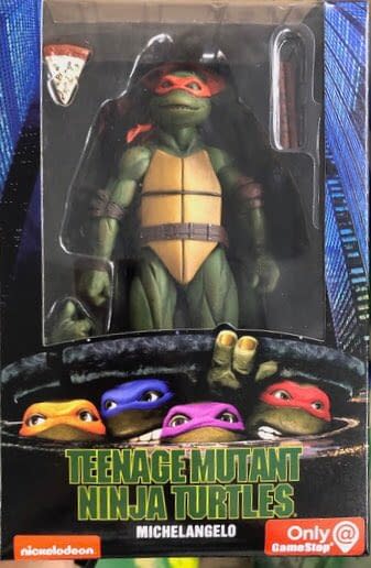 NECA Gamestop Exclusive TMNT 1990 Michelangelo 1
