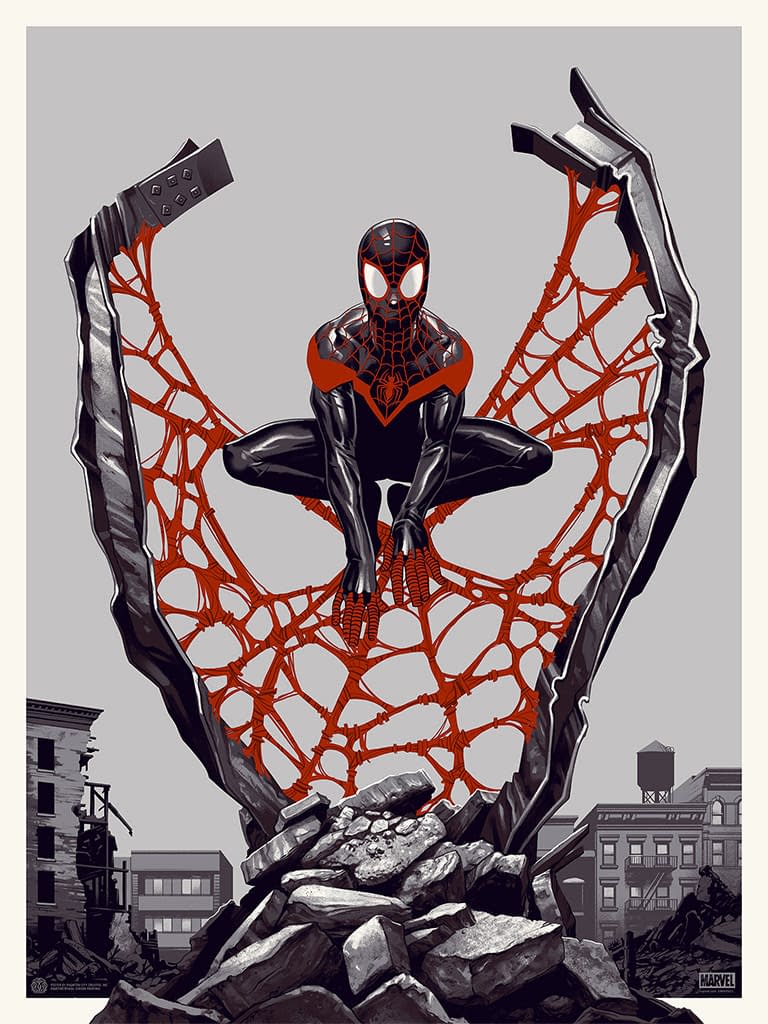 Spider Man MIles Morales Spider-Verse Poster 1