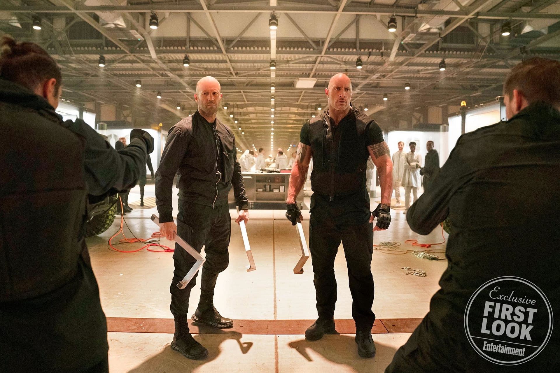 First Official Look at Hobbs and Shaw and Dwayne Johnson Talks Stunts