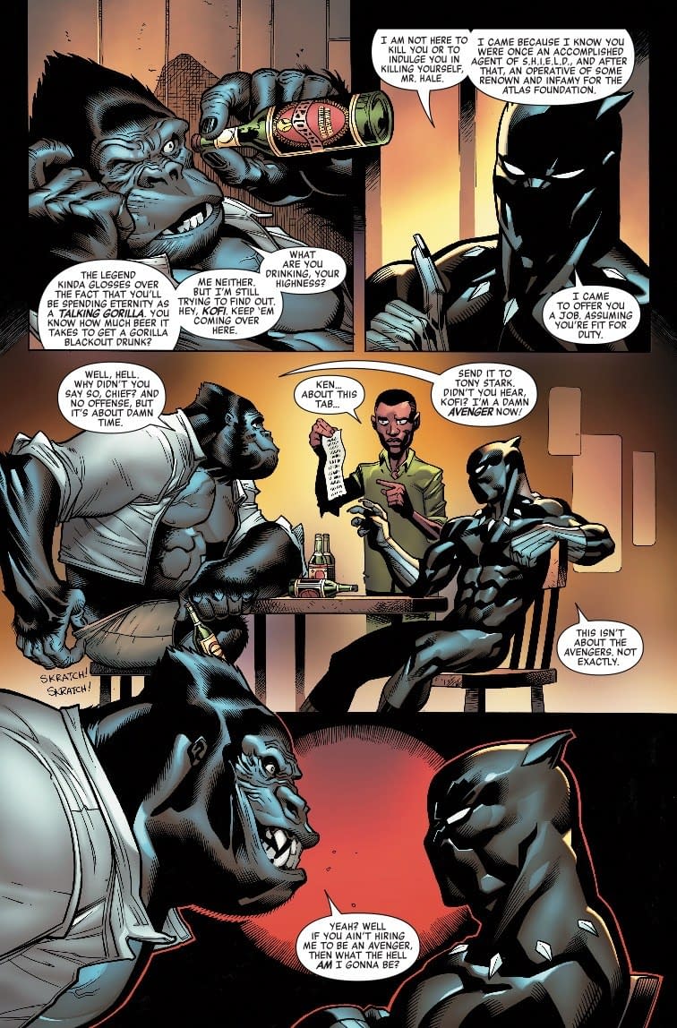 How Much Beer Does It Take to Get a Gorilla Blackout Drunk? Next Week's Avengers #12