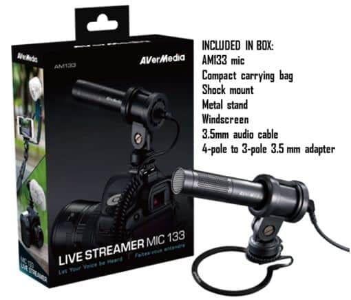 AVerMedia Launches a New Live Streamer Microphone With the MIC 133