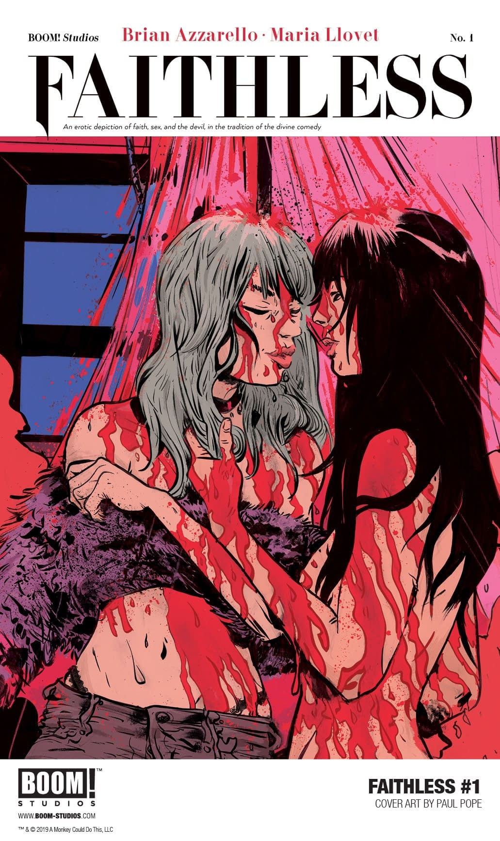 Brian Azzarello and Maria Llovet Get Sexy and Satanic in Faithless This April