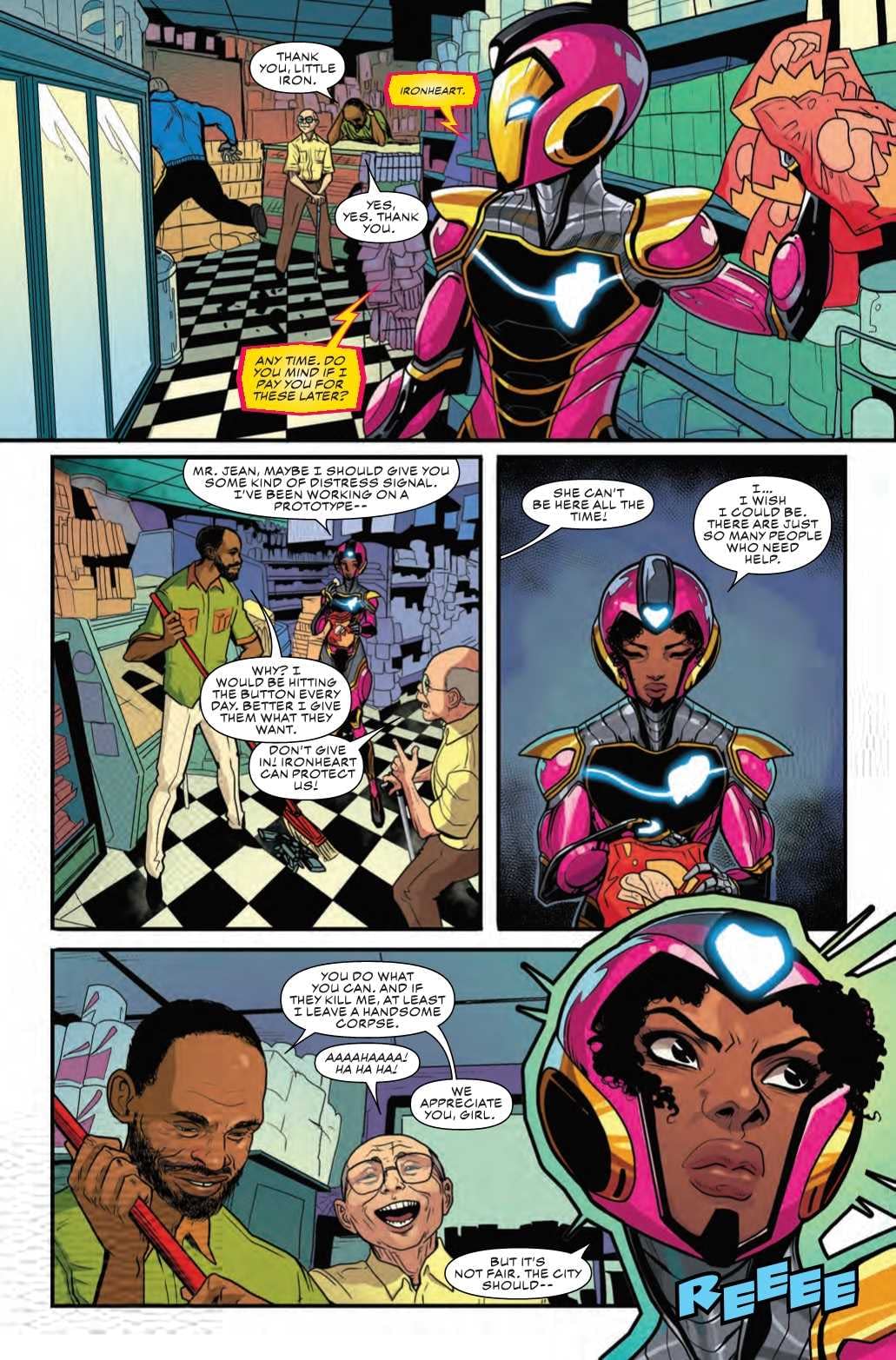 The Least You Can Do is Get Her Name Right&#8230;Next Week's Ironheart #2