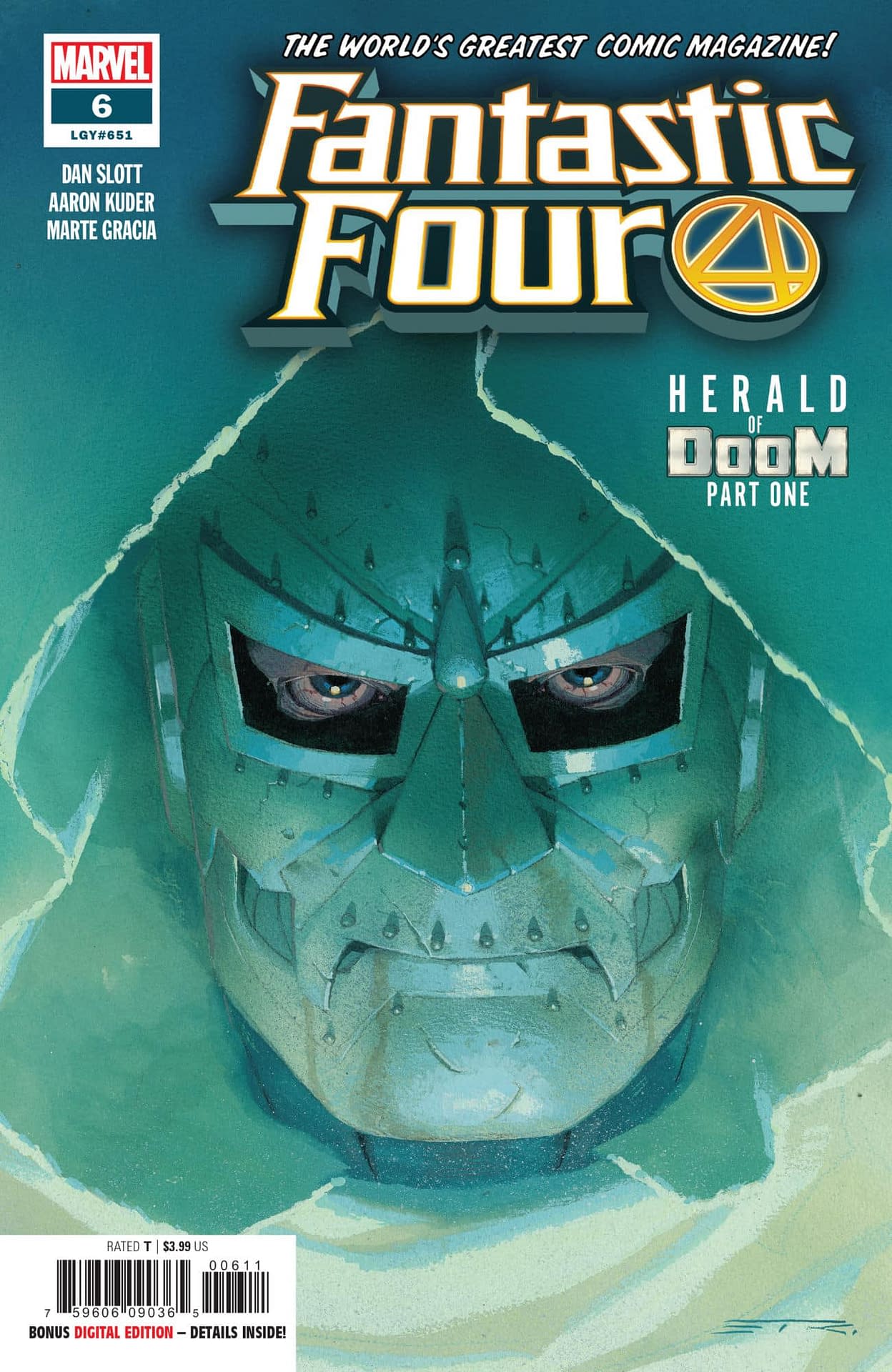 Reed Richards Butts Into Doom's Business Again in Next Week's Fantastic Four #6