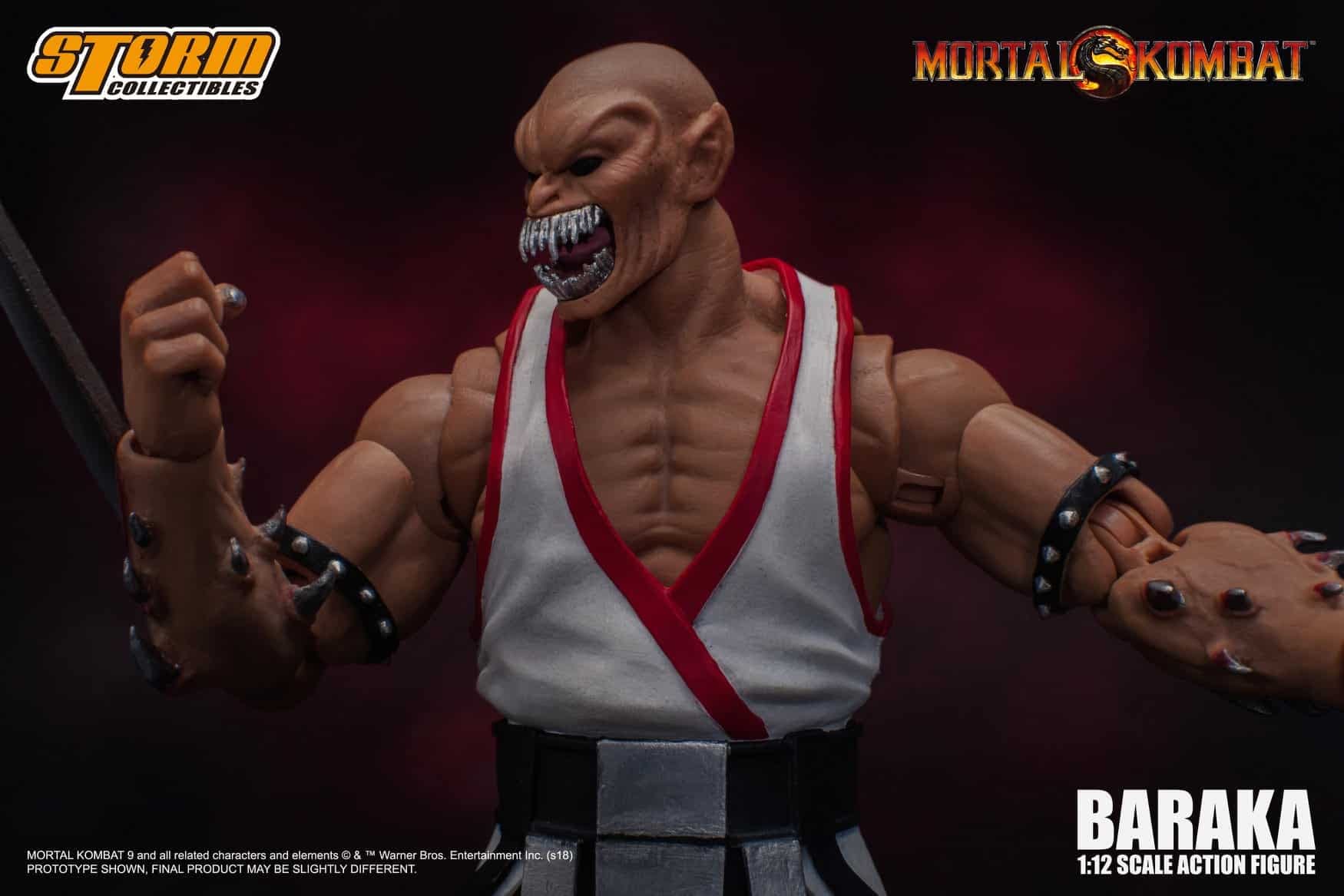 Preview of the Mortal Kombat Baraka Figure by Storm Collectibles