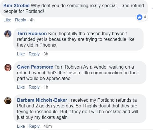 Phoenix Walker Stalker Rescheduled to September, Fan Fest Portland Refunds Begin to be Issued