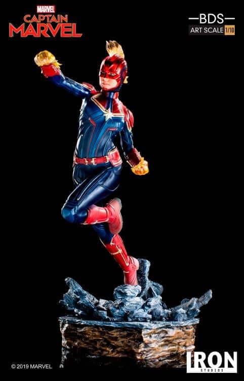 Captain Marvel Iron Studios Statue 1