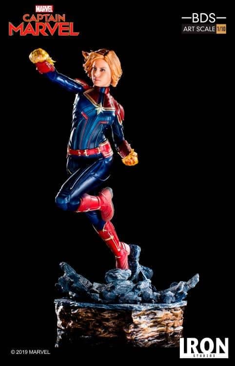 Captain Marvel Iron Studios Statue 2