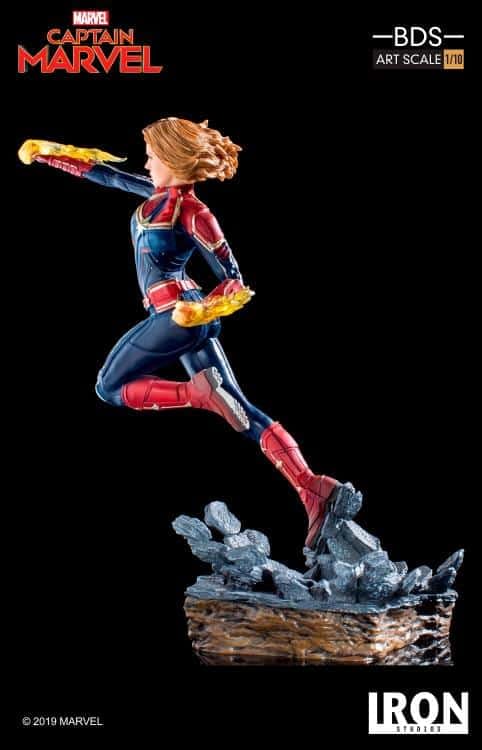 Captain Marvel Iron Studios Statue 6