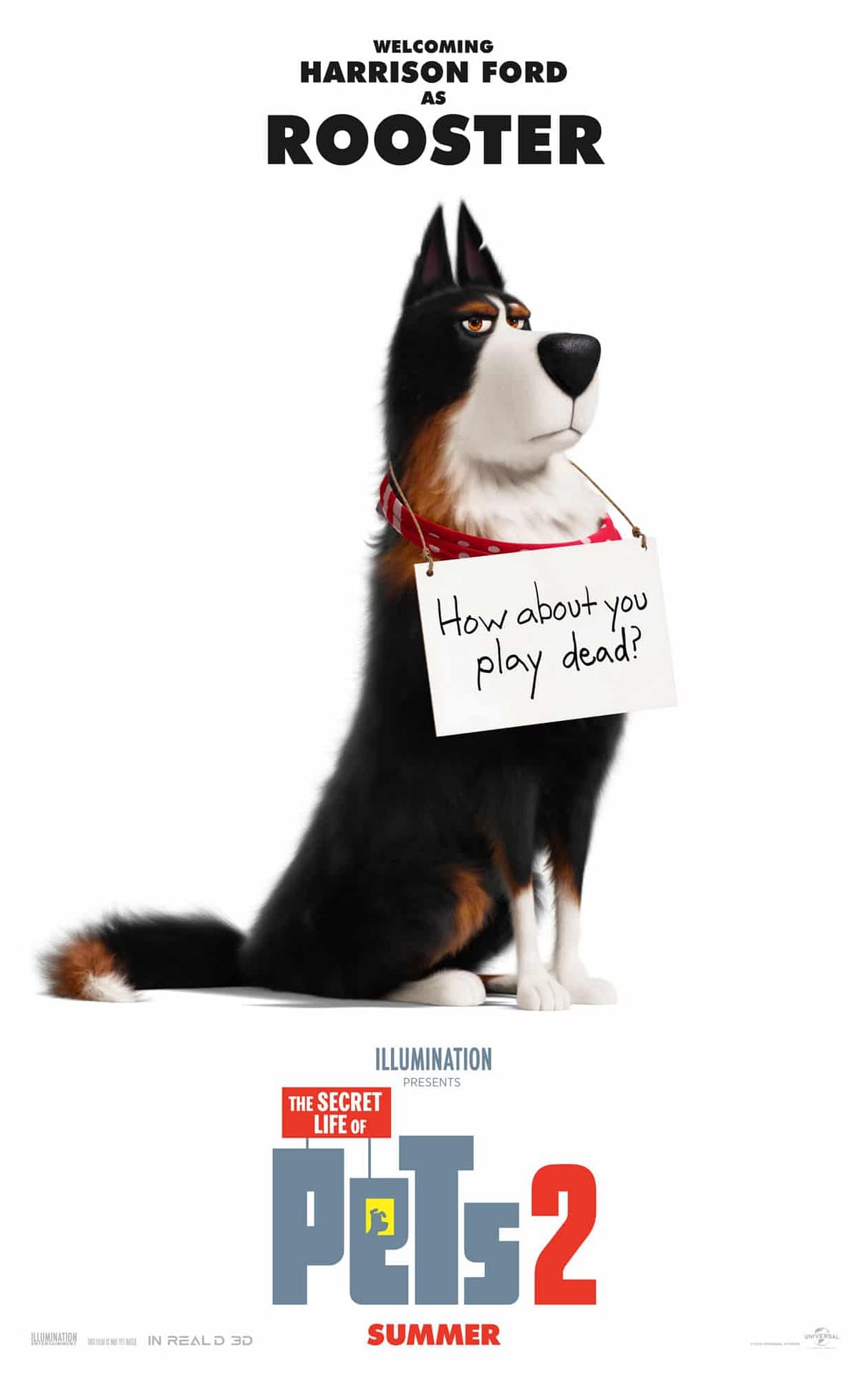 Meet Harrison Ford as Rooster in This New the Secret Life of Pets 2 Trailer and Poster
