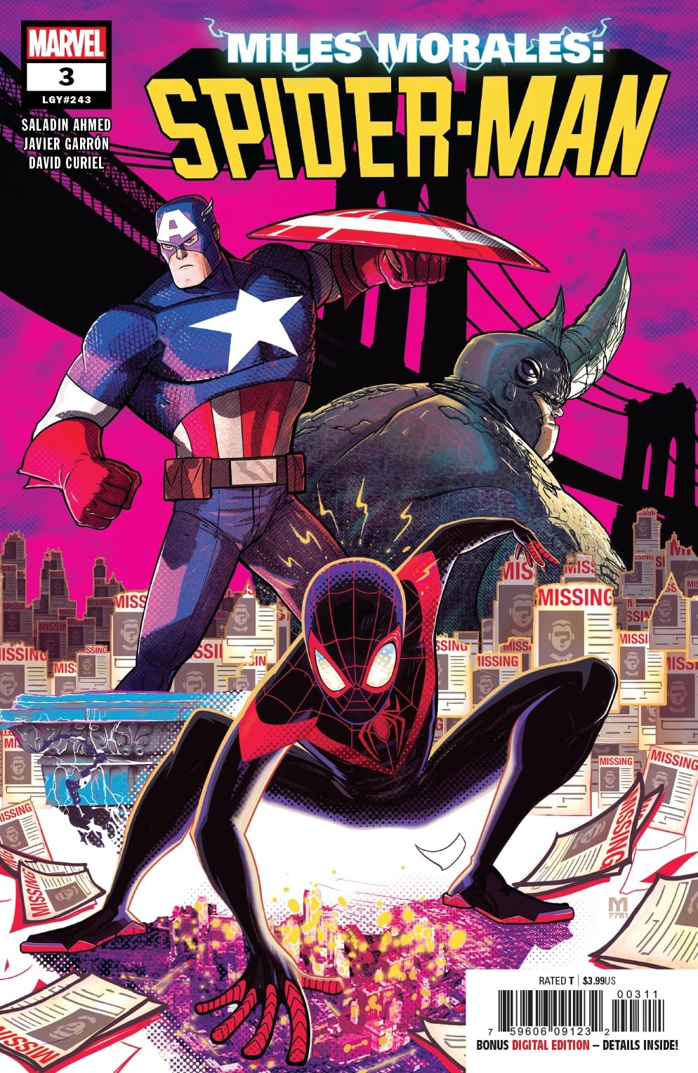 Do House Democrats Now Have Captain America Powers? Next Week's Miles Morales Spider-Man #3 (Preview)