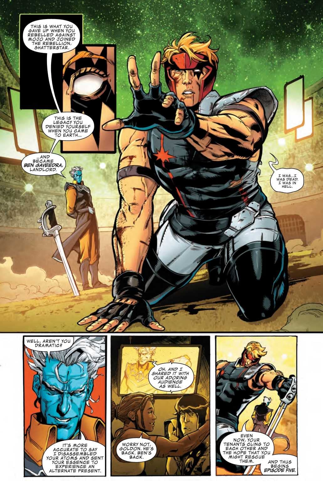 Killing Cable Again in Next Week's Shatterstar #5