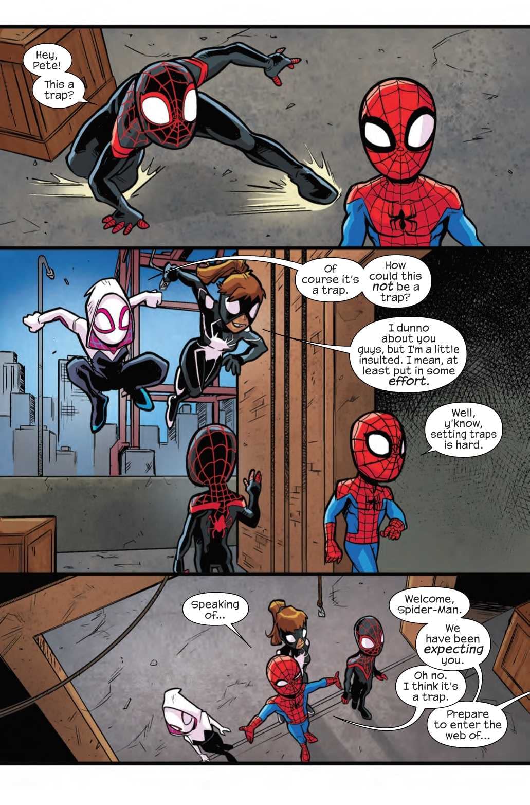 The Return of the Funny Pages in  Next Week's MSA Spider-Man Web of Intrigue #1