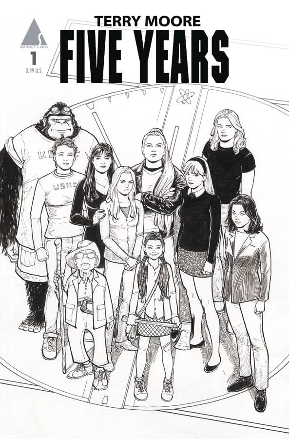 Terry Moore Crosses Over Strangers In Paradise, Echo, Motor Girl and Rachel Rising For 'Five Years'