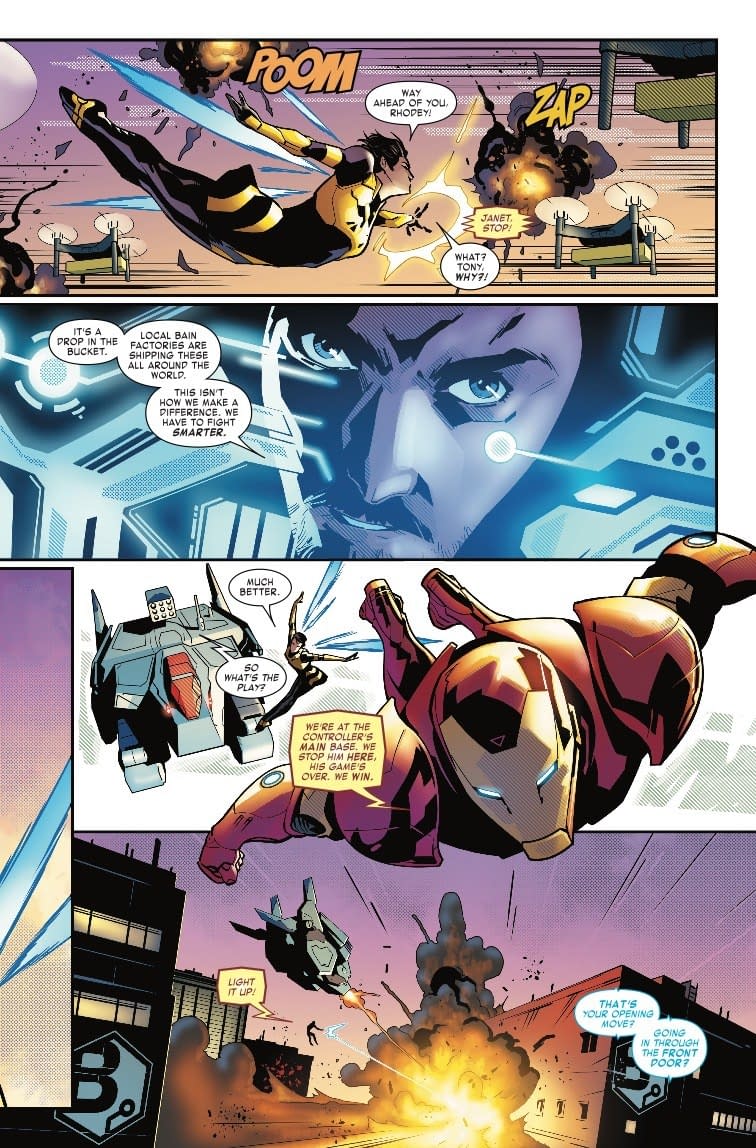How Will They Blame Cyclops for This One? Next Week's Tony Stark: Iron Man #8