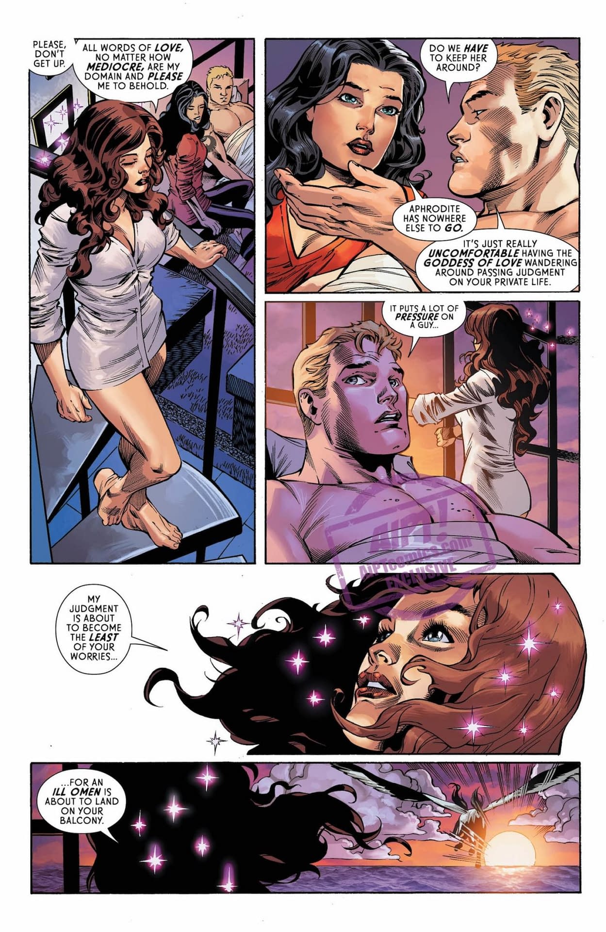 The Pressure of Aphrodite Judging Your Love Life in Tomorrow's Wonder Woman #64 (Preview)