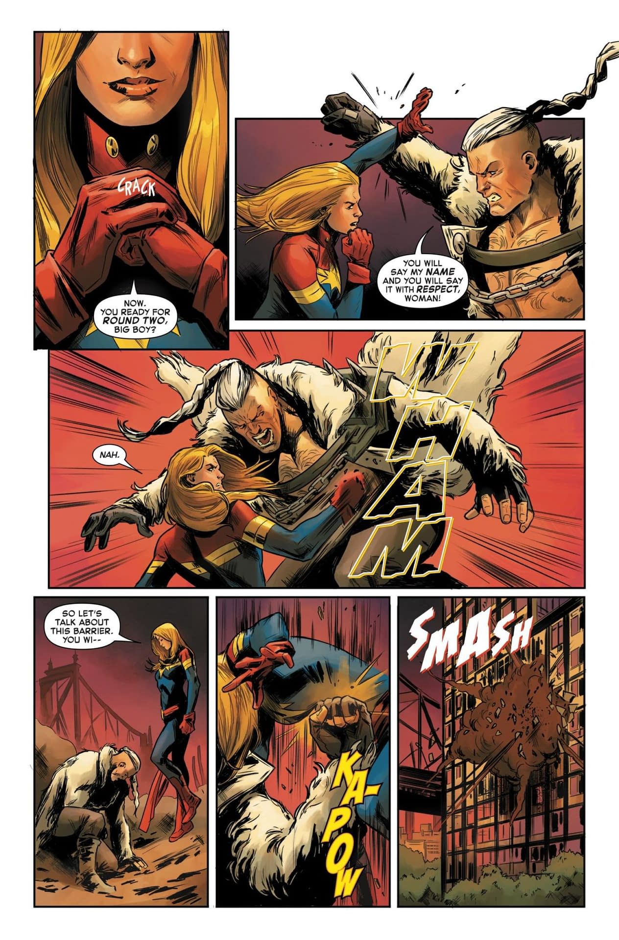 Sightings of Thor's Naughty Parts in This Week's Captain Marvel #2 Preview
