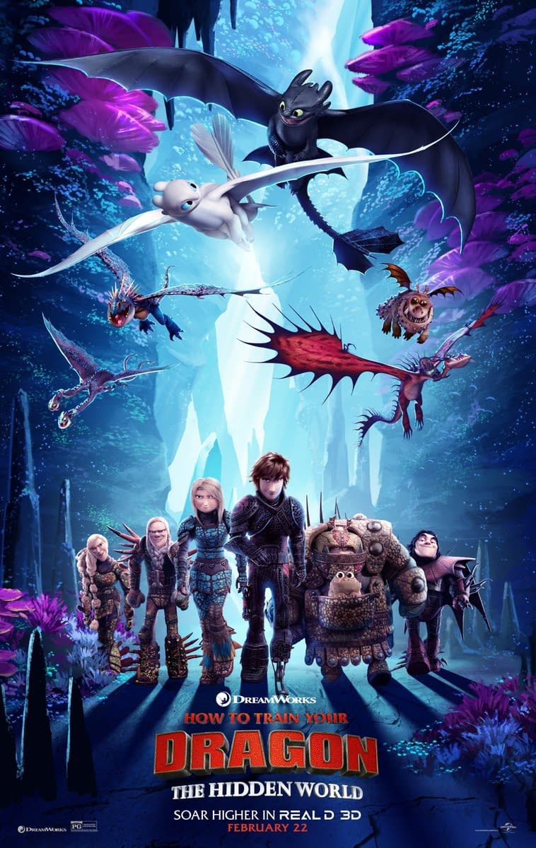 New How To Train Your Dragon: The Hidden World Poster Ahead of the US Release