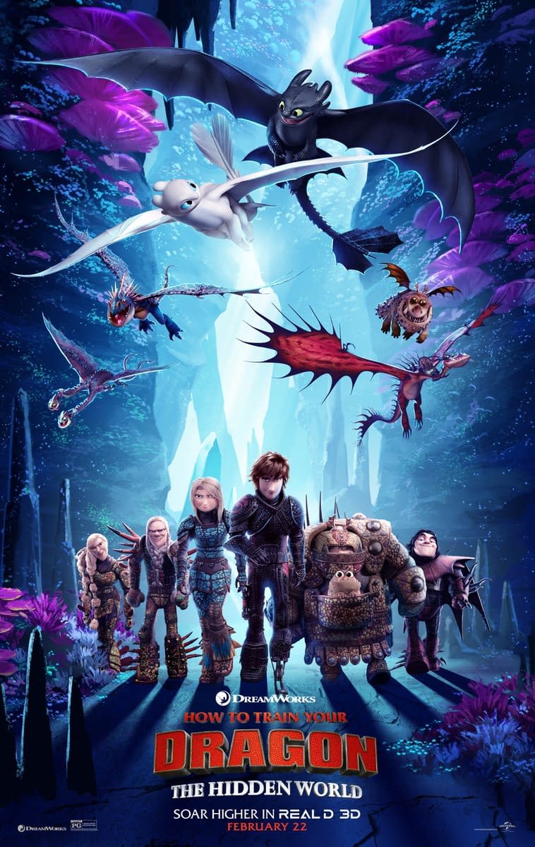 New How To Train Your Dragon The Hidden World Poster Ahead of the US