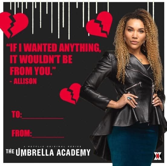 'The Umbrella Academy': Valentines for Your Super Messed-Up Loved Ones