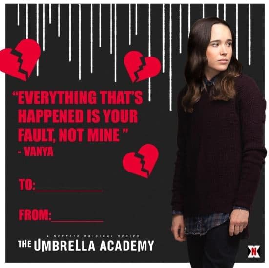 'The Umbrella Academy': Valentines for Your Super Messed-Up Loved Ones