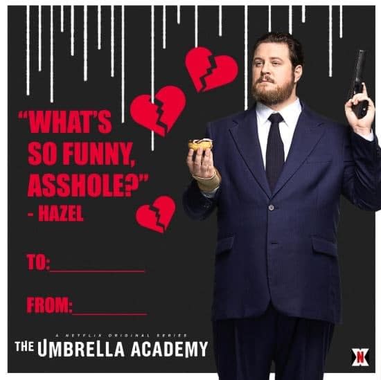 'The Umbrella Academy': Valentines for Your Super Messed-Up Loved Ones