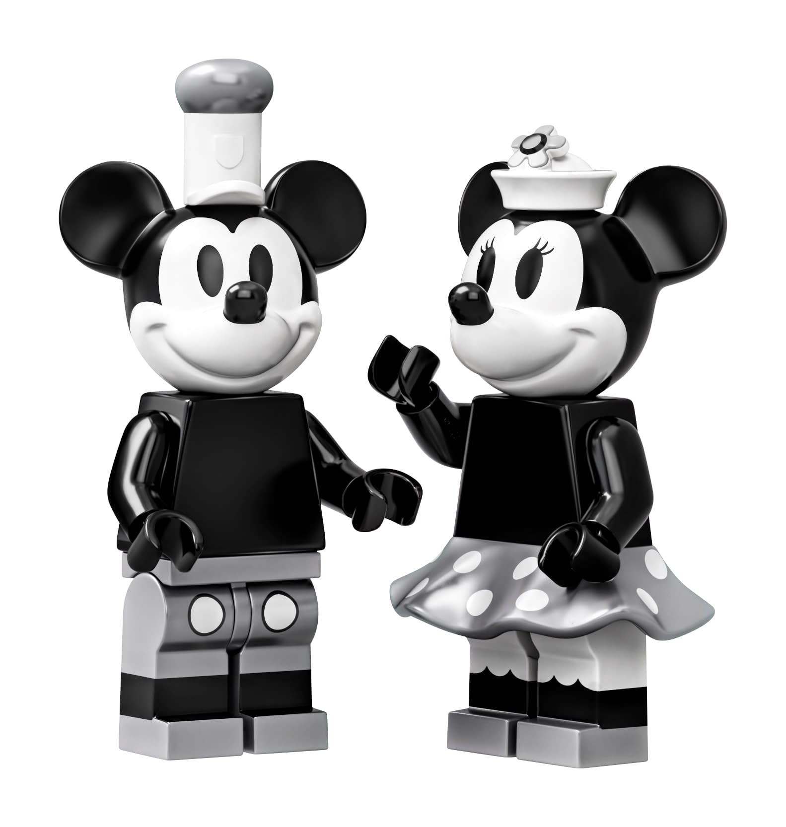 LEGO Ideas Steamboat Willie Mickey and Minnie Mouse Set 4