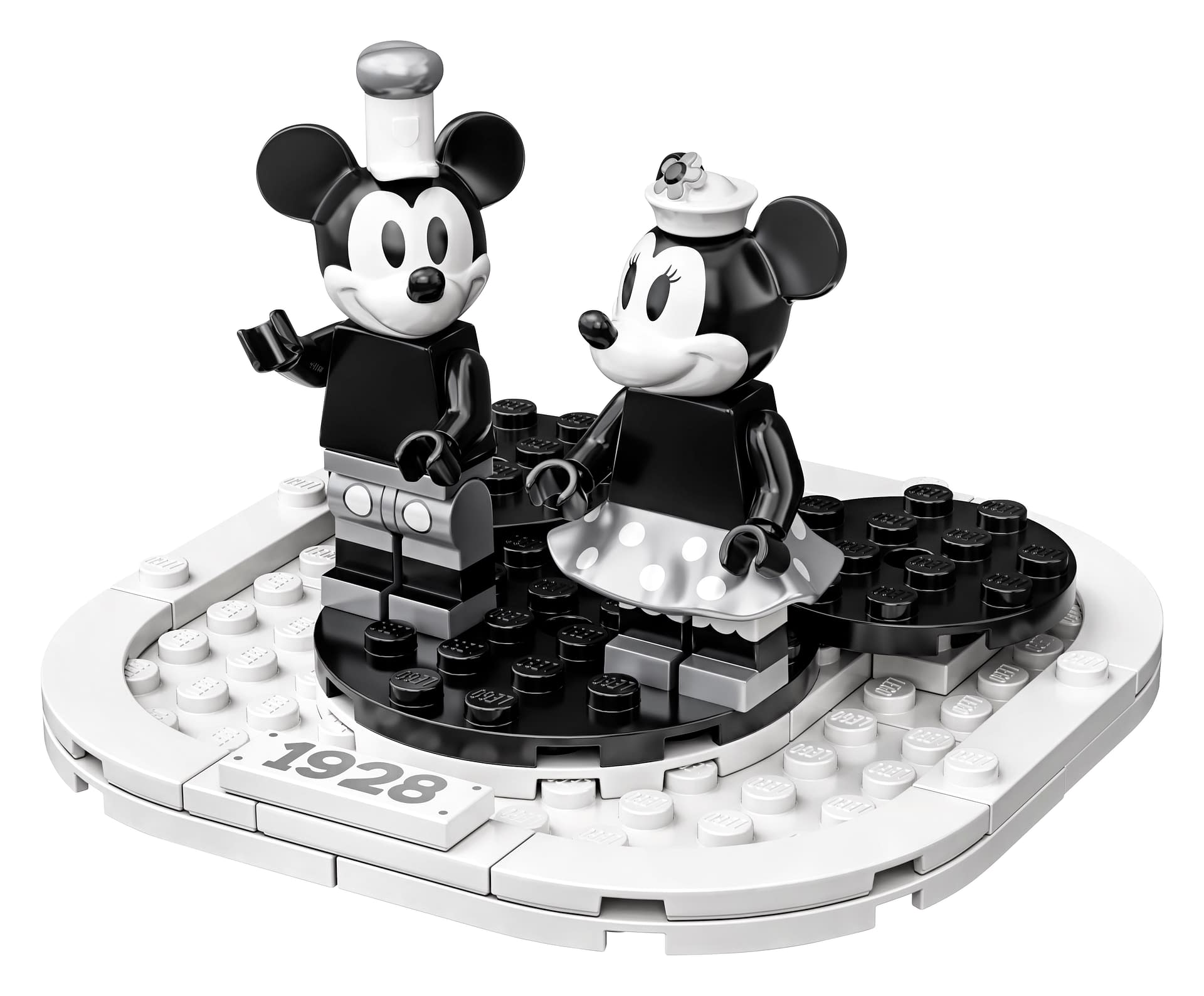 LEGO Ideas Steamboat Willie Mickey and Minnie Mouse Set 5
