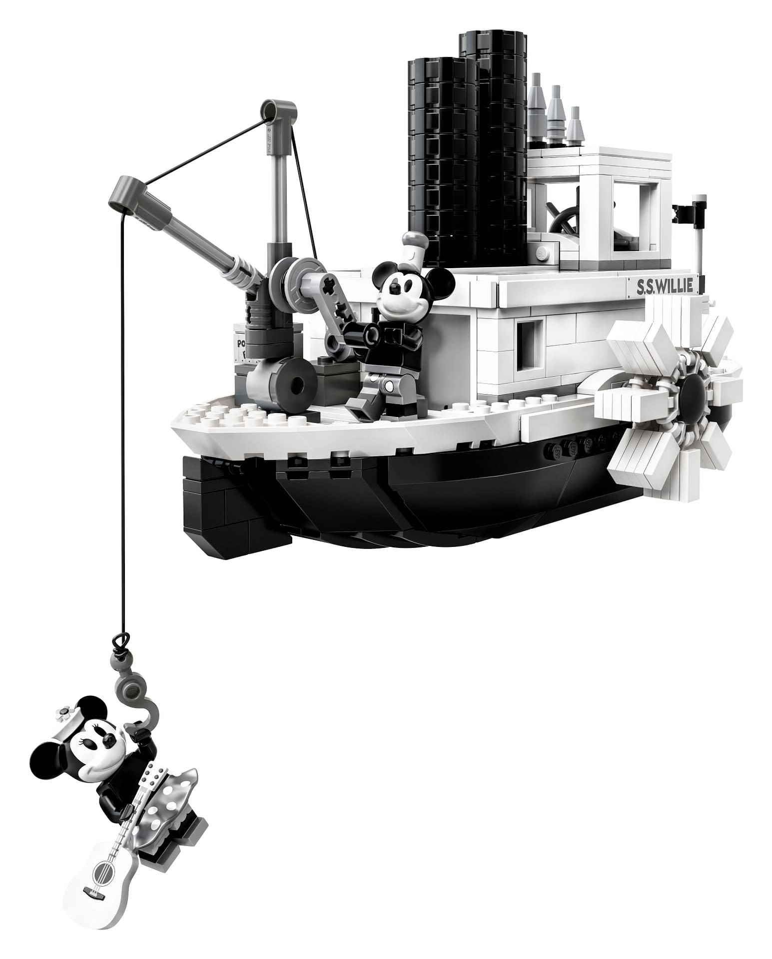 LEGO Ideas Steamboat Willie Mickey and Minnie Mouse Set 7