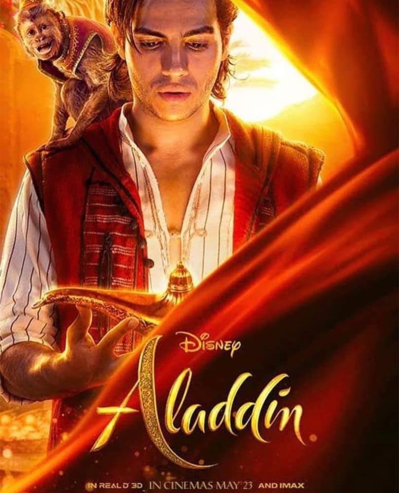 4 Character Posters and 1 New International Poster for Aladdin, First Look at Iago