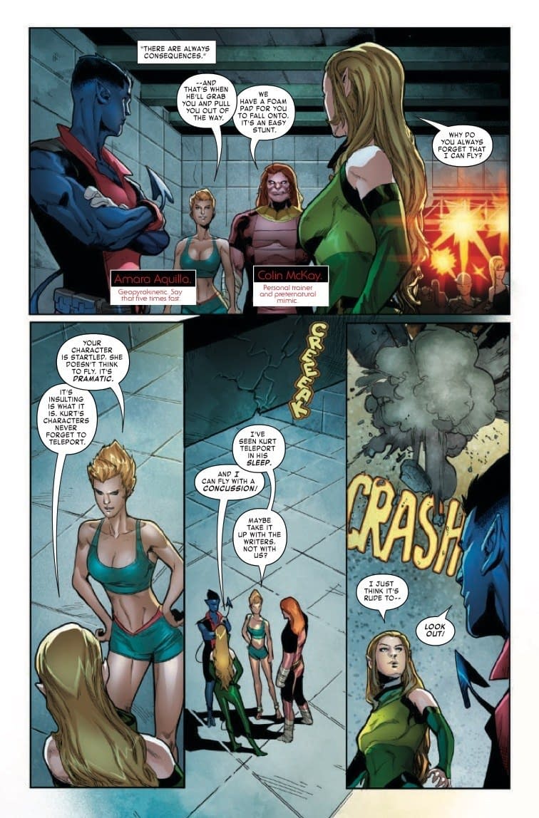 Even in the Age of X-Man, Hollywood Fails to Respect a Female Superhero in Next Week's Amazing Nightcrawler #2