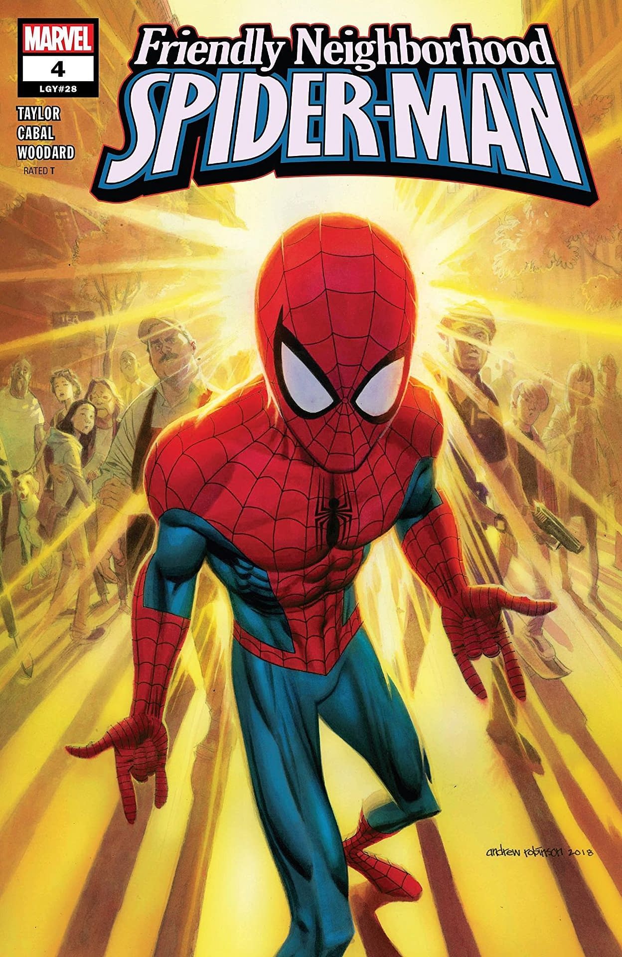 Johnny Storm Accuses Spidey of Swiping in Next Week's Friendly Neighborhood Spider-Man #4