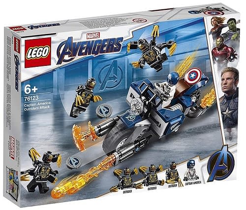 LEGO Avengers Endgame Captain America Outriders Attack 1