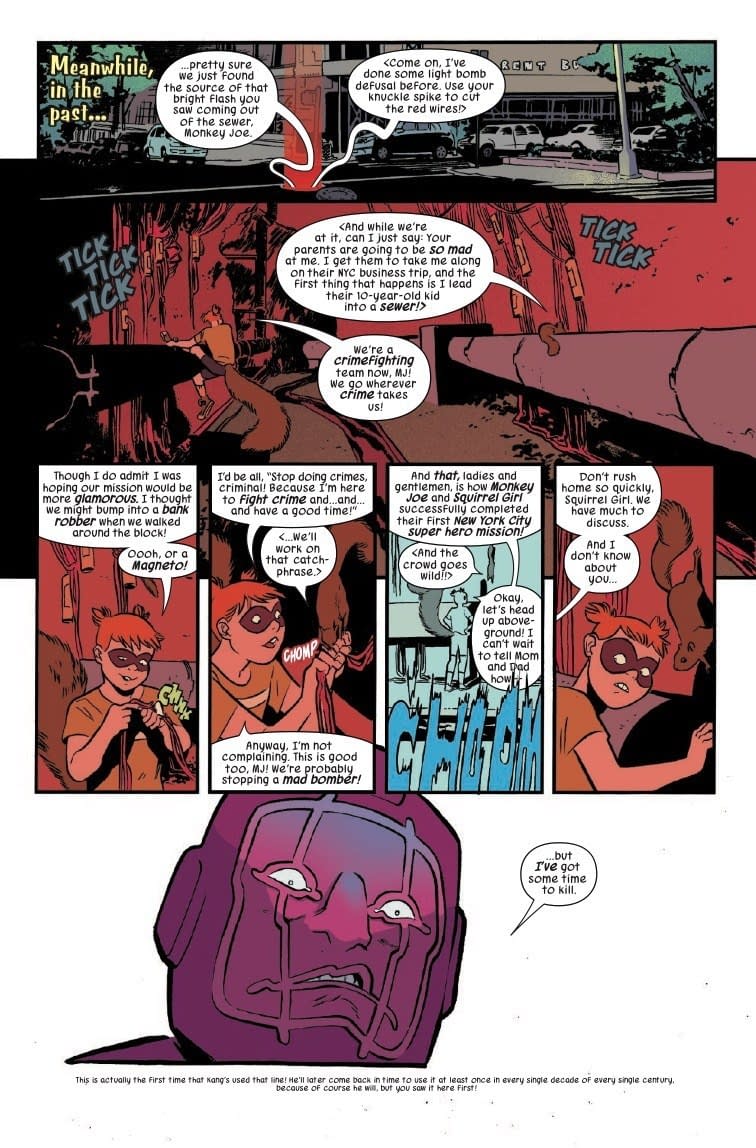 Superman's Motto Gets a Post-Apocalyptic Squirrelese Reboot in Unbeatable Squirrel Girl #42