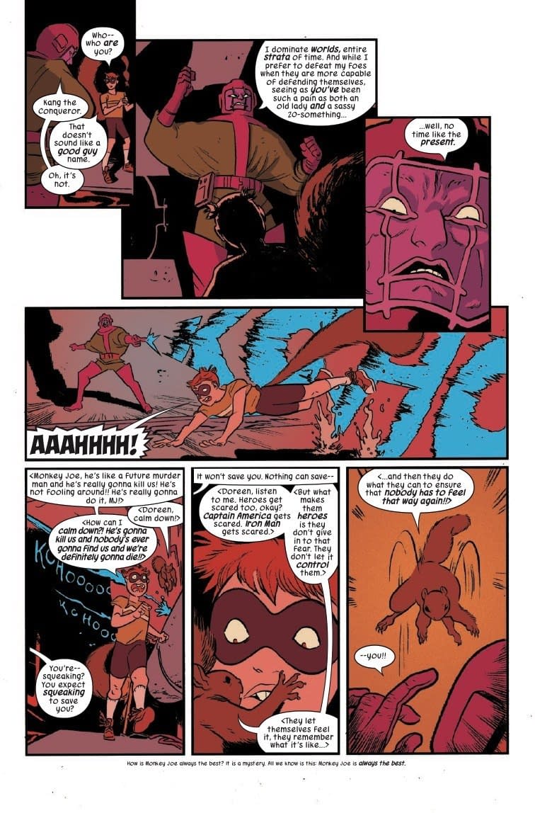 Superman's Motto Gets a Post-Apocalyptic Squirrelese Reboot in Unbeatable Squirrel Girl #42